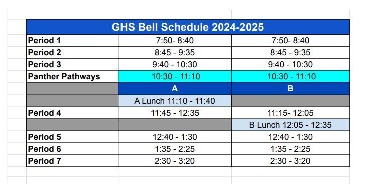 schedule