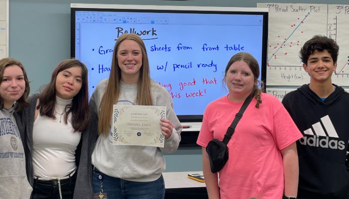  Teacher of the year